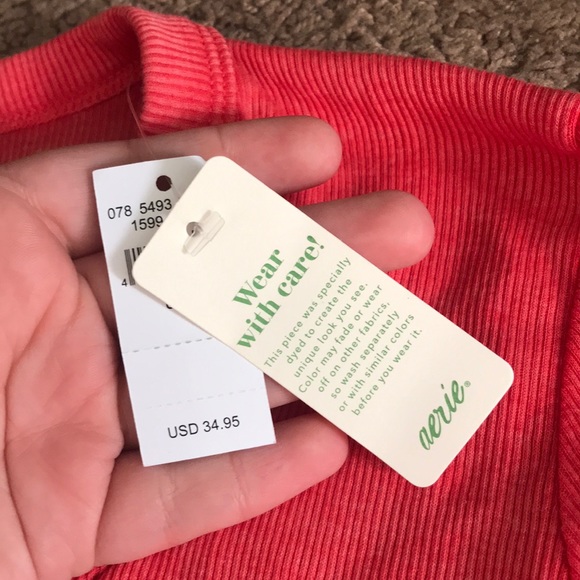 Aerie long sleeved henley top - Picture 3 of 4